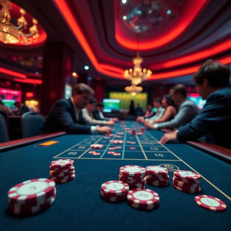 Ilustrasi permainan Live Casino dengan dealer langsung di hangat138